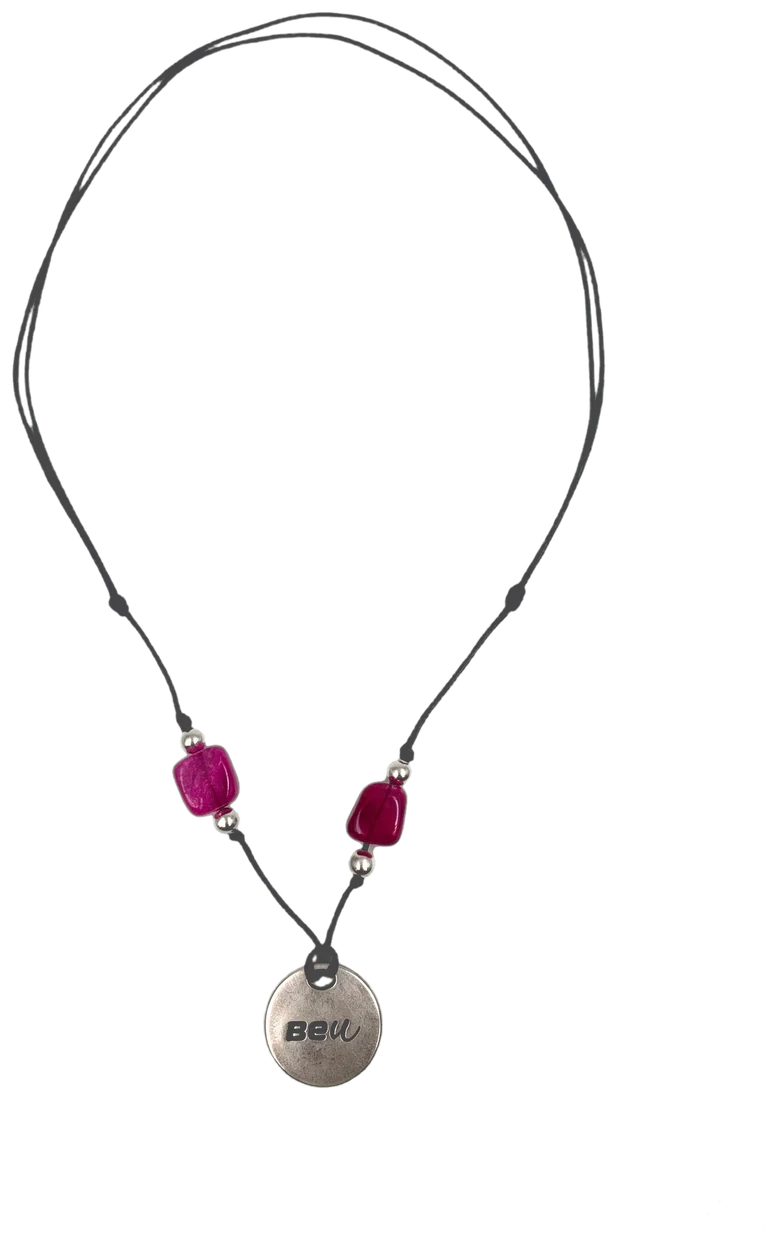 Collar Be U con cuentas de cristal de la colección